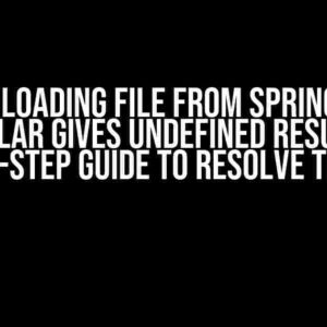 Downloading File from Spring into Angular Gives Undefined Result: A Step-by-Step Guide to Resolve the Issue